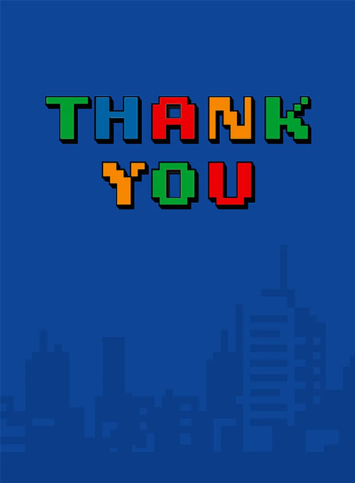 Birthday City Thank You - thankyou_cards - Card