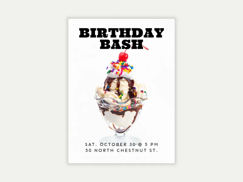 Birthday Sundae - featured - Invitation