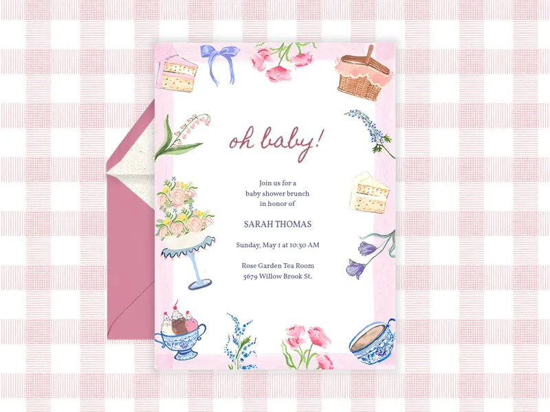 Bloom & Brunch - sip_and_see - Invitation
