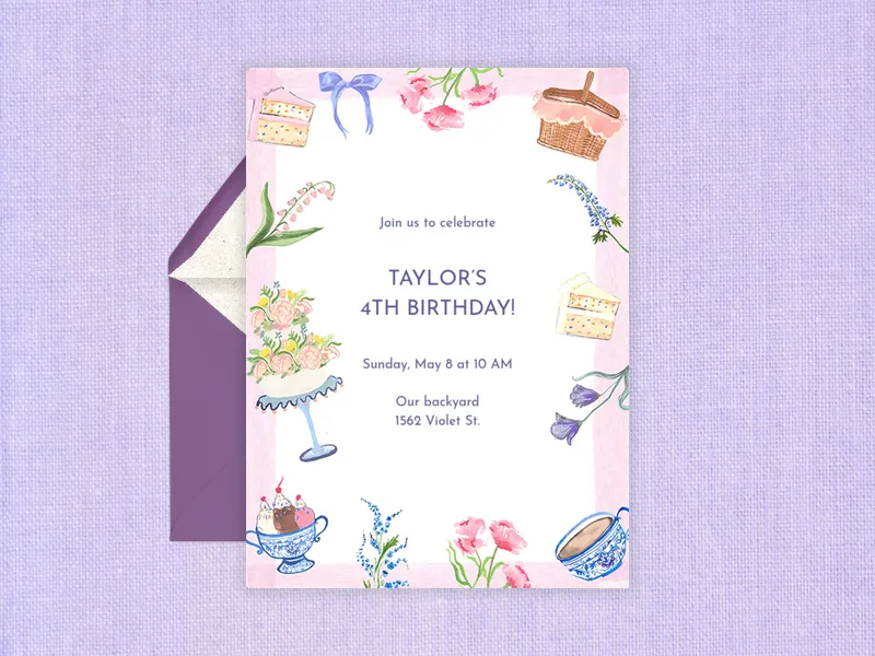 Bloom & Brunch - spring - Invitation