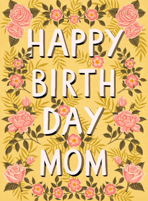 Blush Garden - birthday_adults_cards - Card