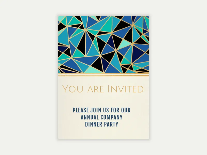 Blue Geo - year_end_celebrations - Invitation
