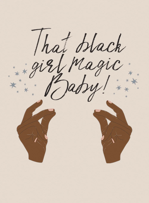 Black Girl Magic - international_womens_day_cards - Card