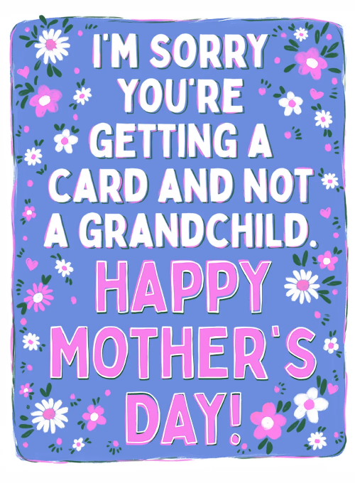 Boldly Floral - mothers_day_cards - Card