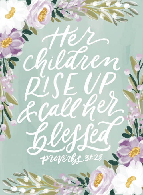Blessed Florals - mothers_day_cards - Card