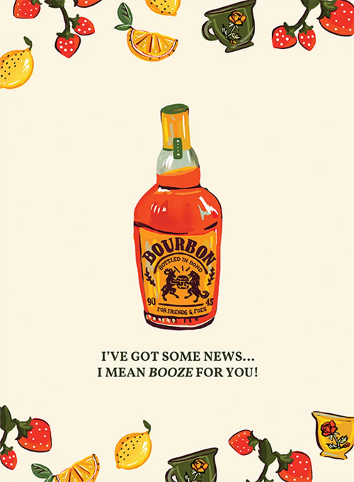 Bourbon, Anyone? - announcement_cards - Card