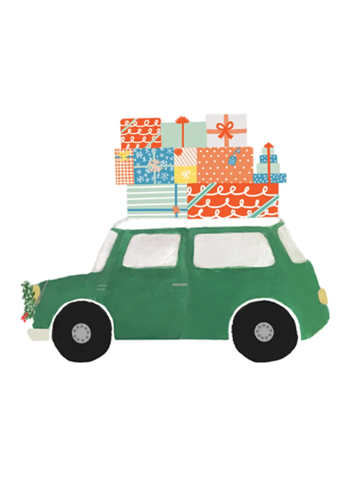 Car Full of Gifts - christmas_cards - Card