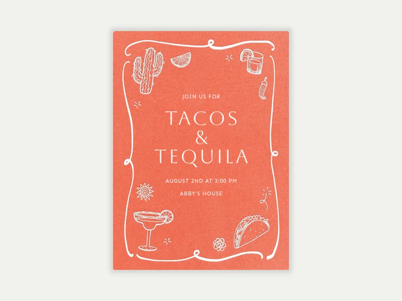 Cactus & Lime - couples_shower - Invitation