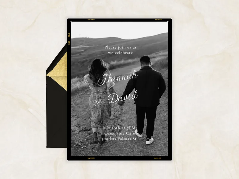 Captured Moments (Photo) - couples_shower - Invitation