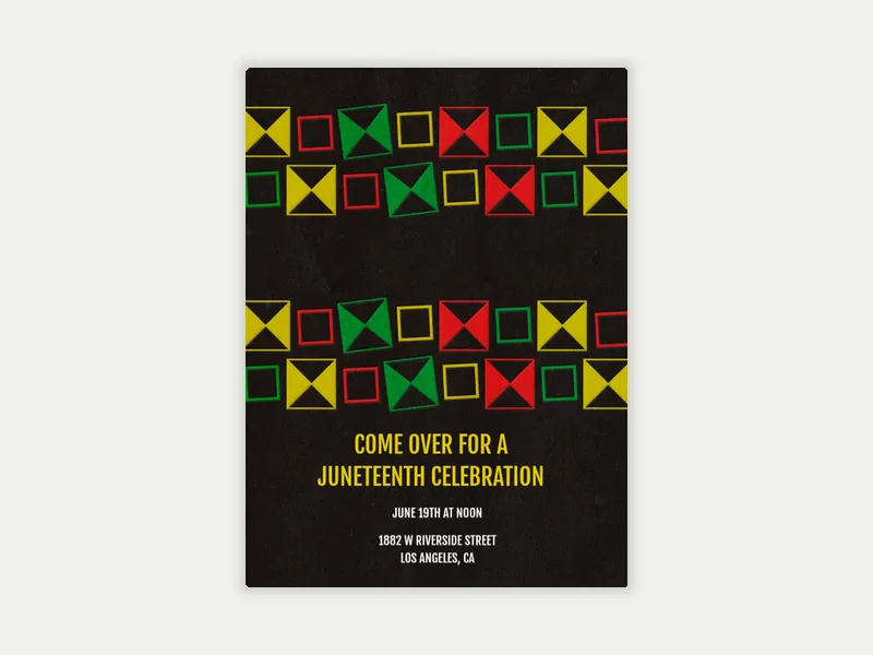Celebrating Juneteenth - juneteenth - Invitation