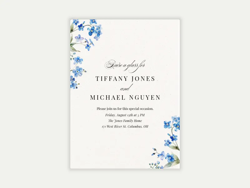 Chicory Whispers - wedding_day - Invitation