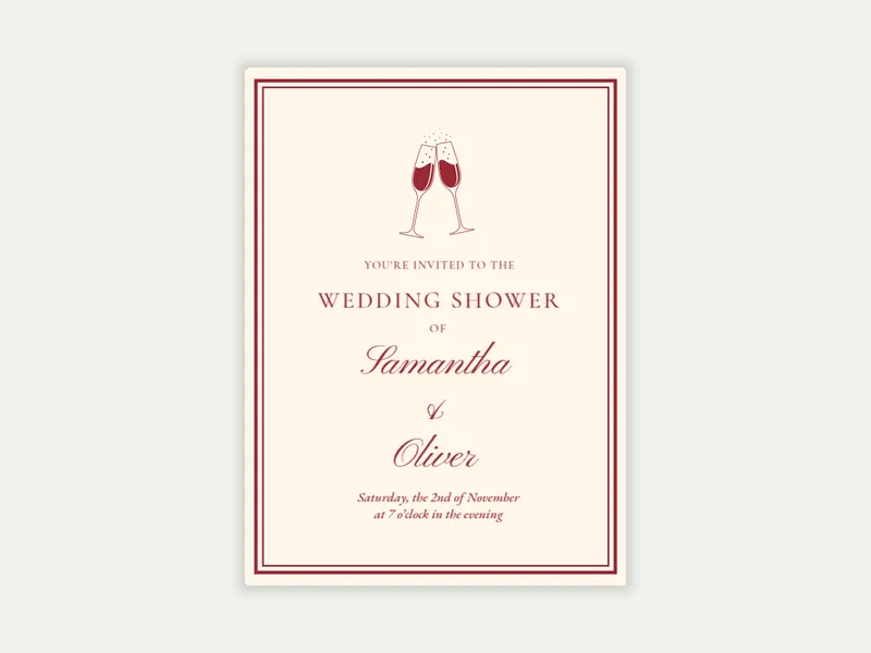 Clink & Drink - couples_shower - Invitation