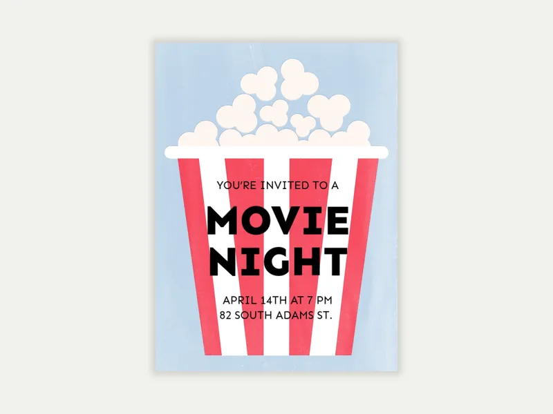 Cinematic Soiree - viewing_party - Invitation