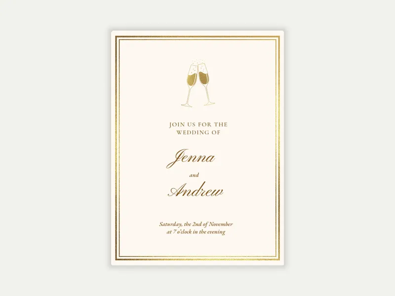 Clink & Drink - vow_renewal - Invitation