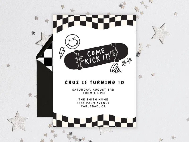 Come Kick It - featured - Invitation