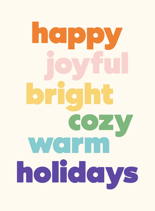 Colorful & Cozy - christmas_cards - Card