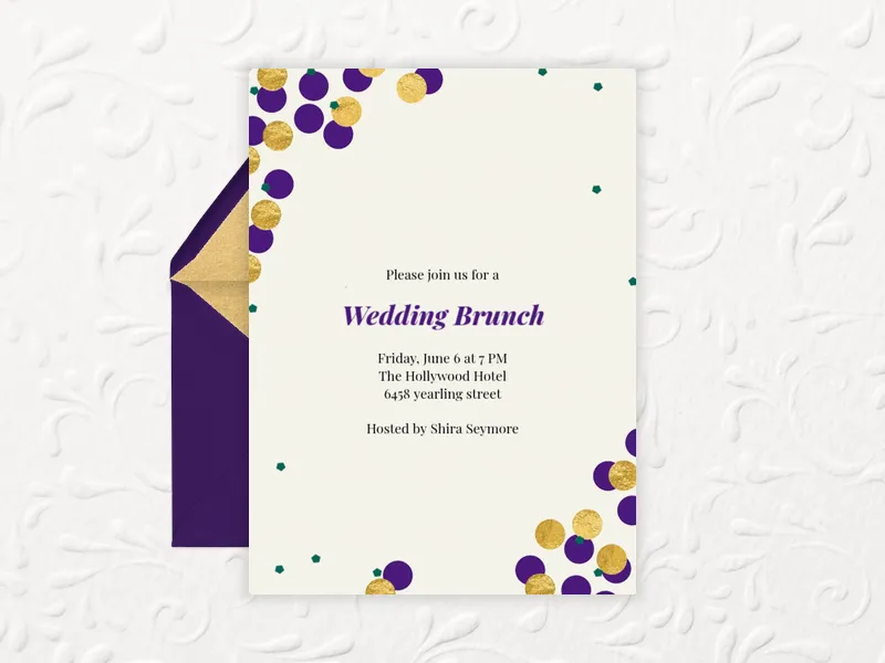 Big Confetti - post_wedding_brunch - Invitation