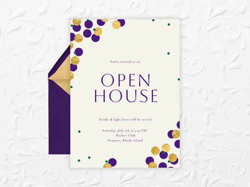 Big Confetti - business - Invitation