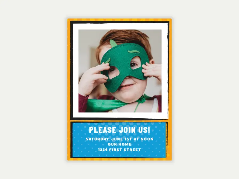 Comic Strip (Photo) - birthday_dyo_uyo - Invitation