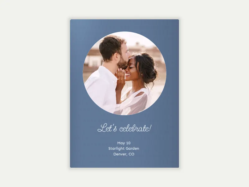 Cornflower (Photo) - wedding_dyo_uyo - Invitation