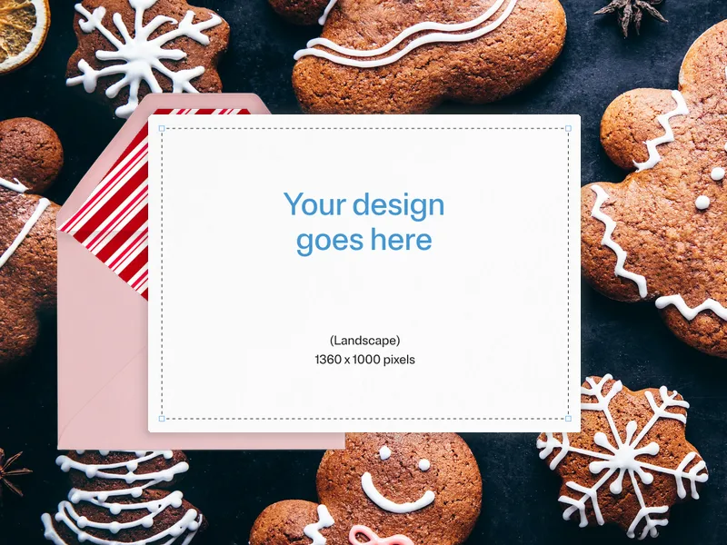 Upload Your Own Design (Gingerbread) - featured - Invitation
