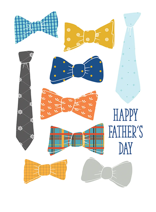 Dapper Ties Father's Day Card - fathers_day_cards - Card