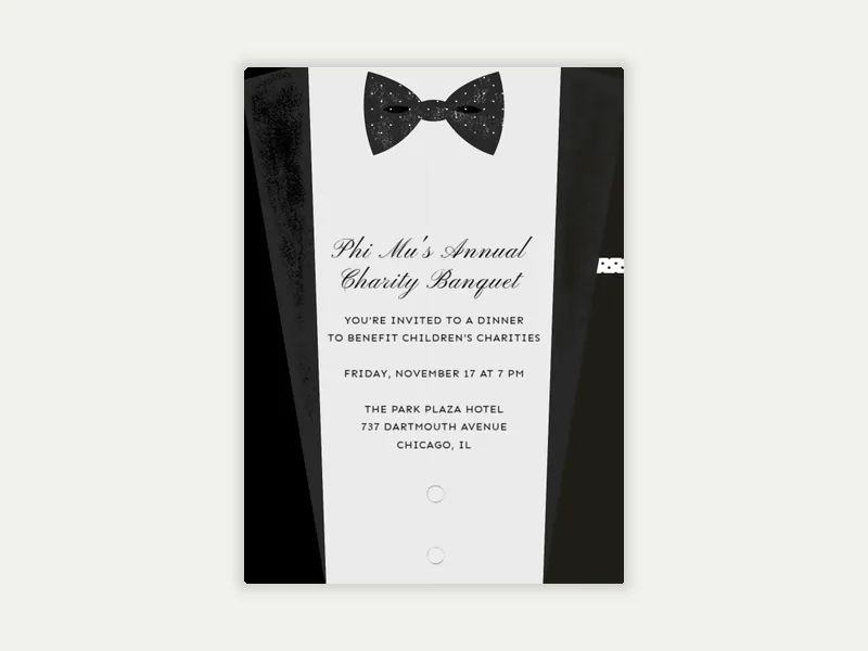 Dapper - greek_life - Invitation