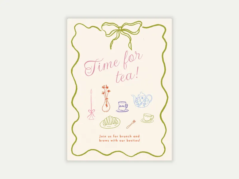 French Brunch - dinner_party - Invitation