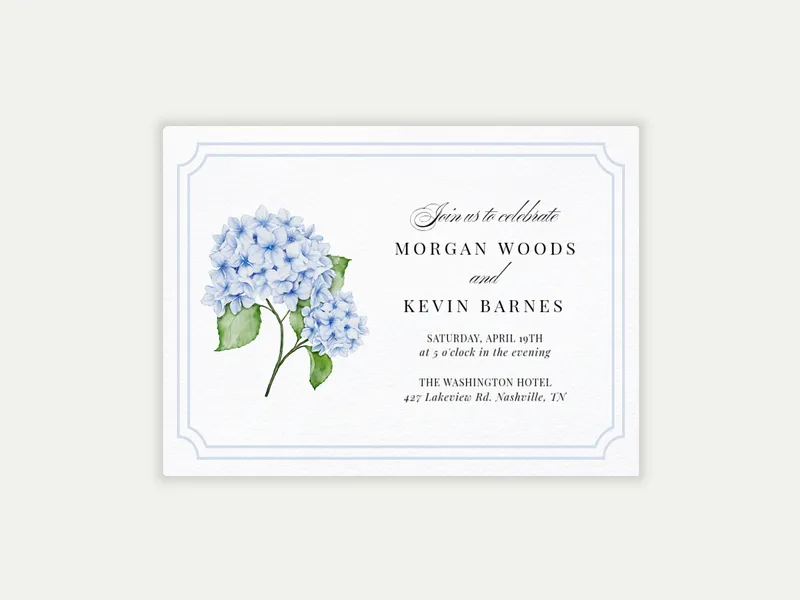 Delicate Blooms (Landscape) - post_wedding_brunch - Invitation