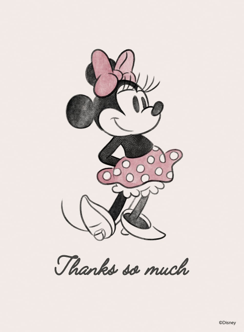 Disney’s Minnie Mouse: Many Thanks (Thank You) - disney_cards - Card