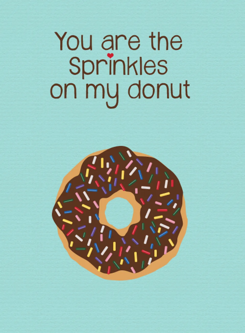 Donut Sprinkles Card - love_friendship_cards - Card