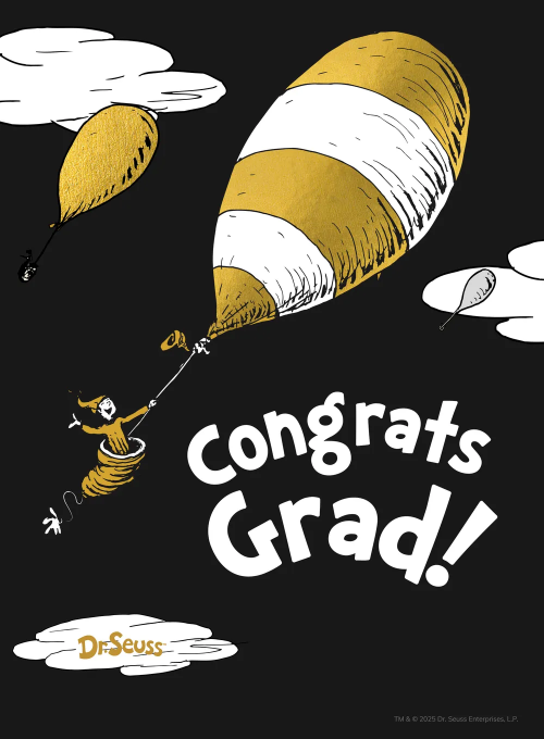 Dr. Seuss: Congrats Grad - graduation_cards - Card