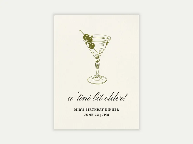 Dirty-tini - 21st_birthday - Invitation
