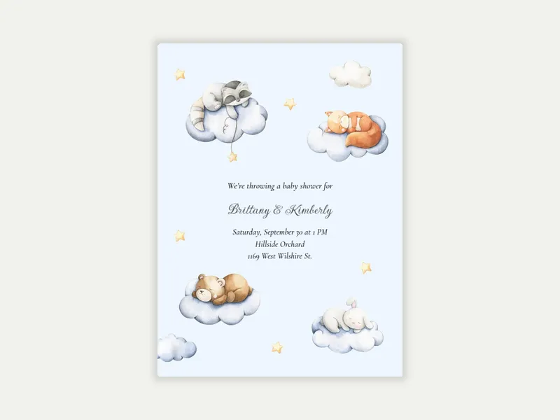 Dreaming of You - baby_shower - Invitation