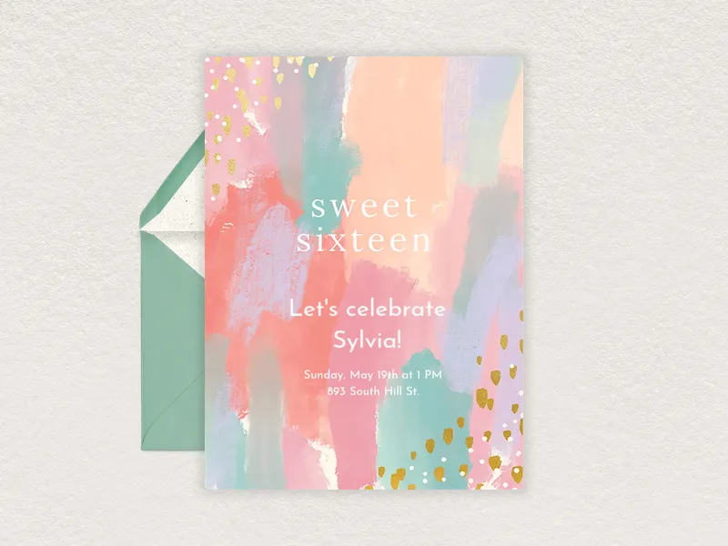 Dreamy Sixteen - sweet_sixteen - Invitation