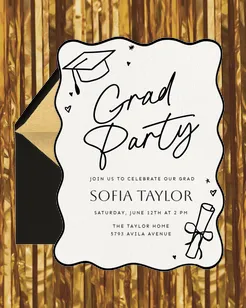 Graduation Party Invitations - Free, Custom & Online | Evite