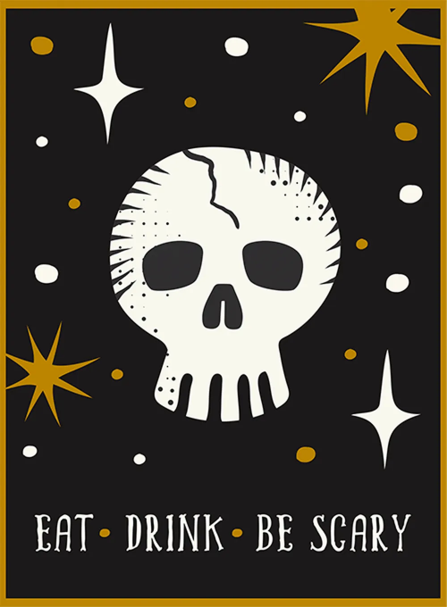 Eat, Drink, Be Scary - halloween_cards - Card