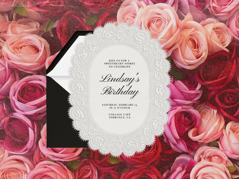 Elegant Lace - quinceanera - Invitation