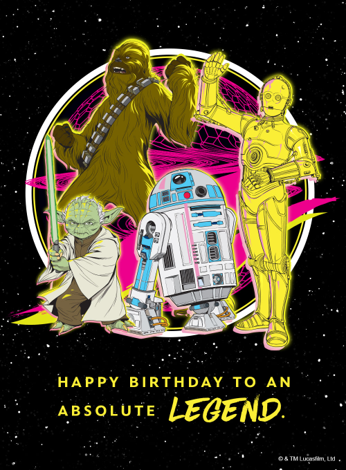 Star Wars™: Intergalactic Birthday - birthday_adults_cards - Card