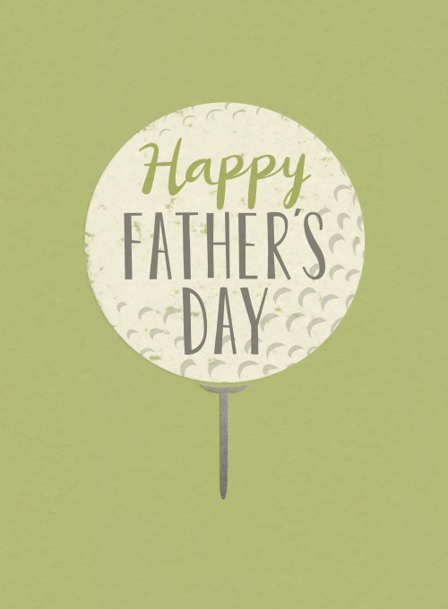 Father's Day Golf Card - fathers_day_cards - Card