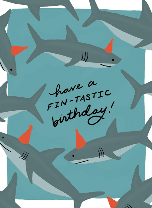 Fin-tastic Birthday - birthday_adults_cards - Card