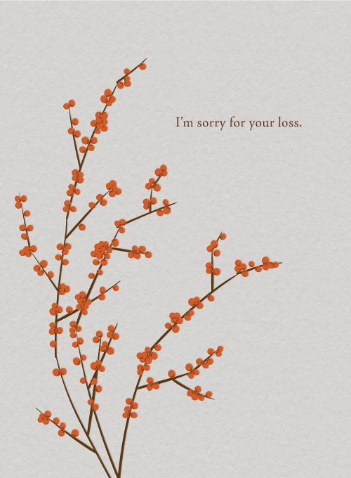 Fall Sympathy - sympathy_cards - Card
