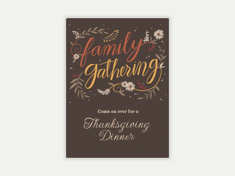 Family Gathering - featured - Invitation