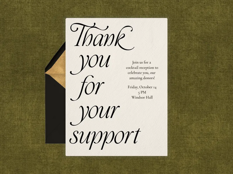 Forever Note - awards_ceremony - Invitation