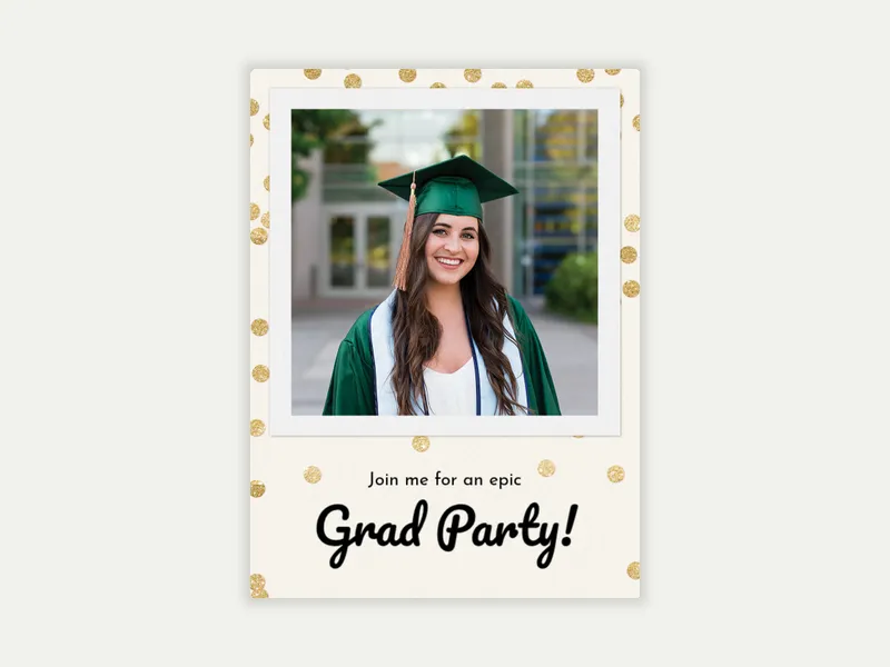 Golden Confetti (Photo) - celebration_and_ceremonies - Invitation