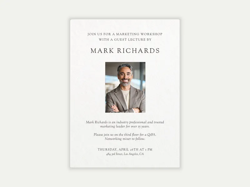 Forever Frame (Photo) - conferences_workshops - Invitation