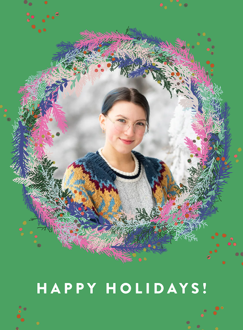 Framed in Fir (Photo) - christmas_cards - Card