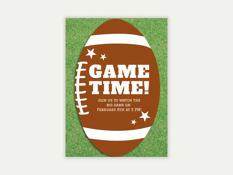 Football Frenzy - featured - Invitation