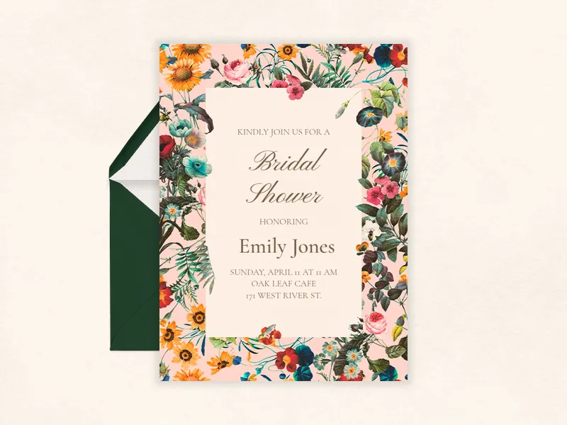 Garden Brunch - baby_shower - Invitation