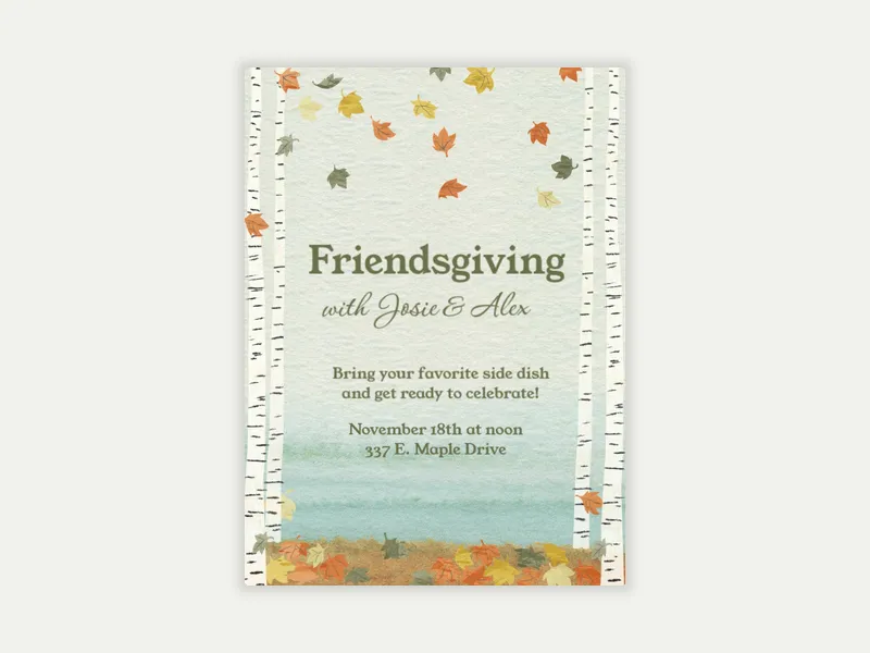 Friendsgiving Birch - featured - Invitation